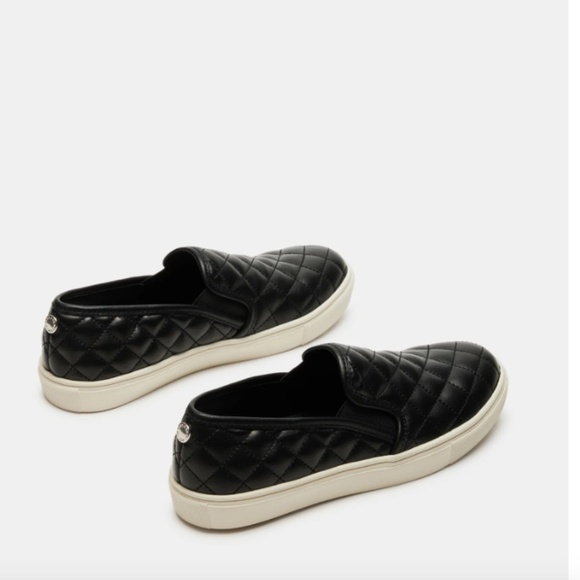 Steve Madden ECENTRCQ Quilted Slip-On Sneakers – Vegan Leather, Women’s Casual - Picture 2 of 12